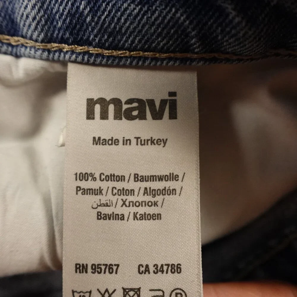 Mavi Jeans Jake Slim Leg Men's 34x32‎ Blue Denim Stonewash